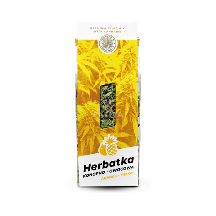 Ceai Sativa Poland, ananas/pepene galben, 45g