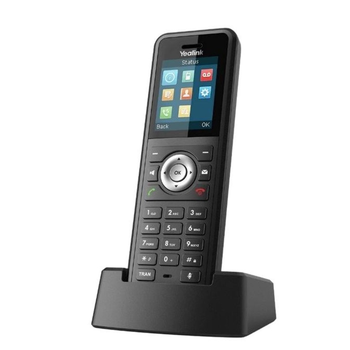 Безжичен телефон, Yealink, Bluetooth, IP67, черен