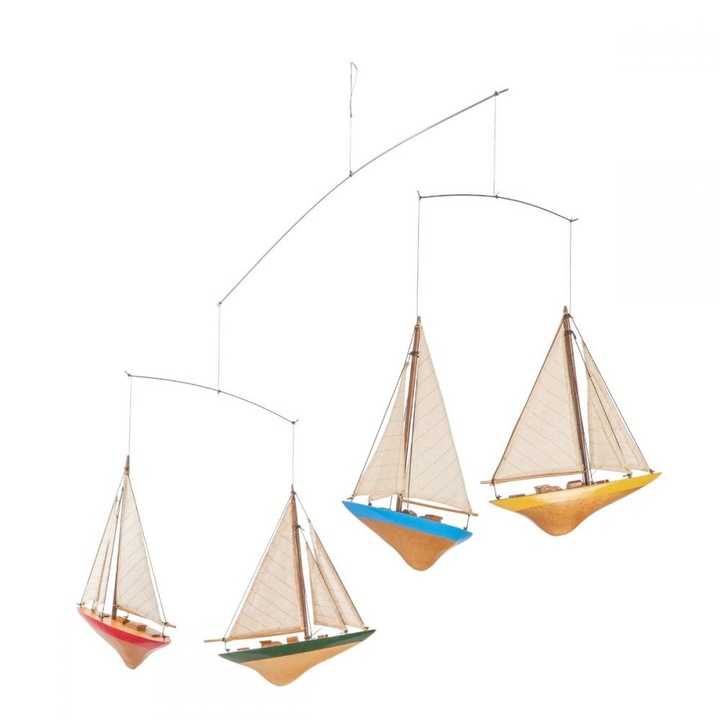 Decaratiune set barcute, Authentic Models, 32x3.50x93 cm
