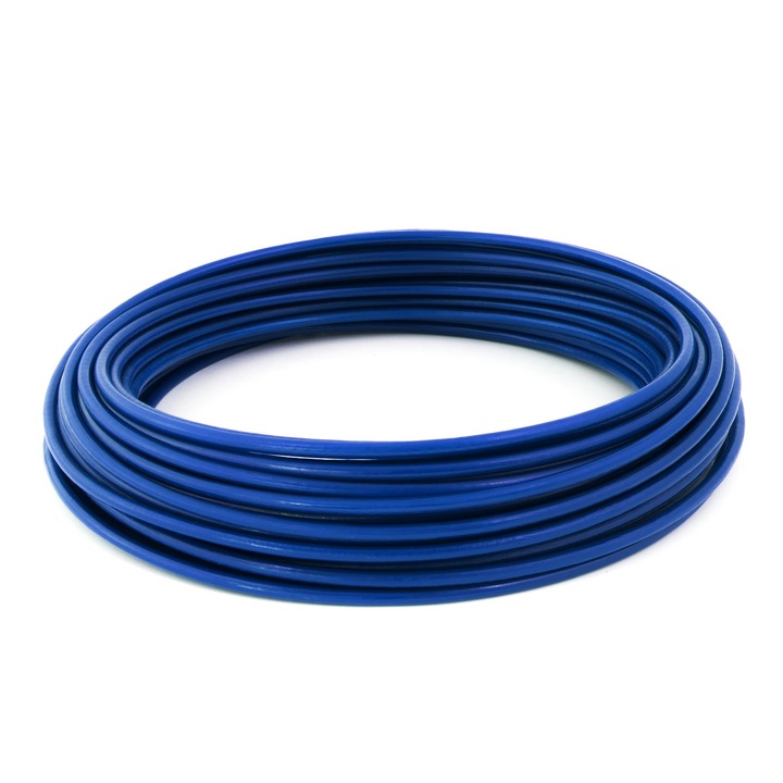 Кабел с PVC обвивка, Поцинкован, Стомана, DQPP, 2.5/5mm, 1x19, син