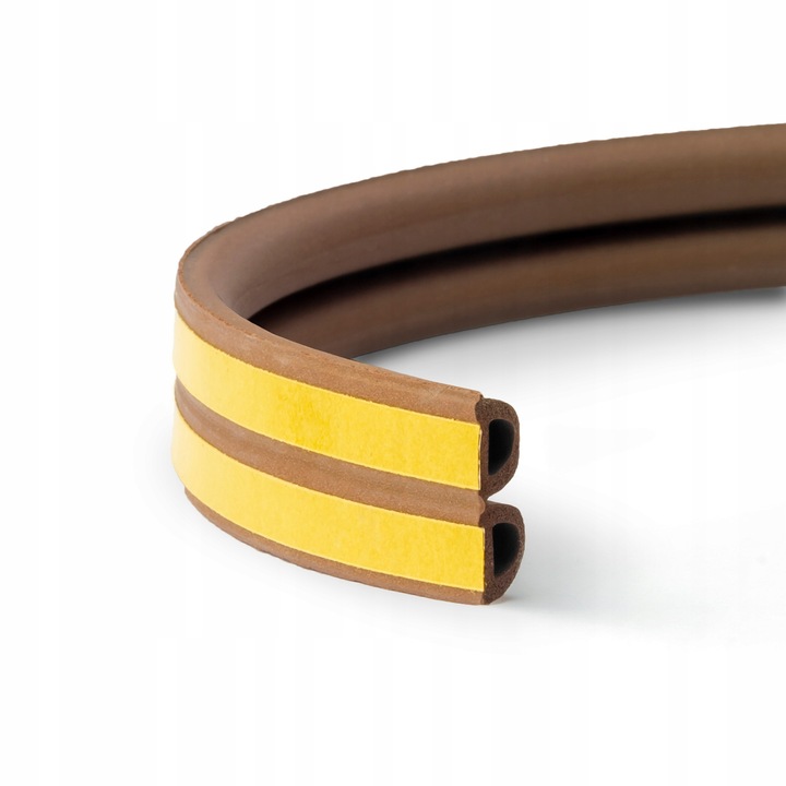 Уплътнение за прозорец, DQPP, 1 м, Гумено, Кафяво