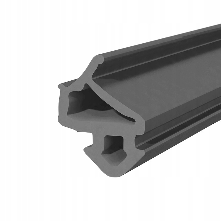 Уплътнение за прозорец, Dqpp, EPDM гума, 5 м, сиво