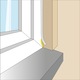 BANDA FERESTRE, DQPP, PVC, CU GARNITURA, 40mm, 25m