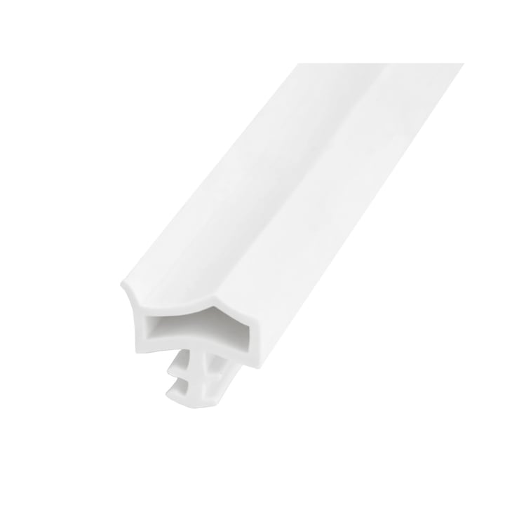 Уплътнение за дървена врата Термопласт Бяло 10м