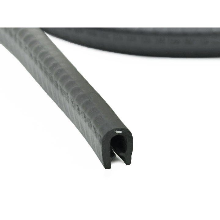 Banda cheder usa, DQPP, Plastic, 3mm, 25m, Negru