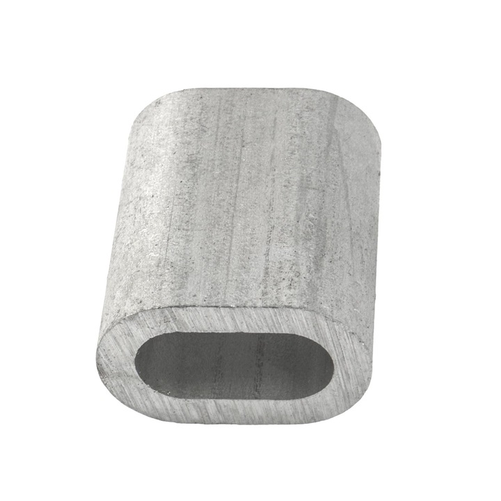 Kábelbilincs, DQPP, alumínium, 4 mm, ezüst