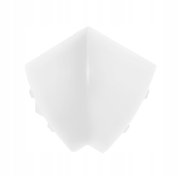 Colt interior pentru plinta blat, DQPP, PVC, Alb