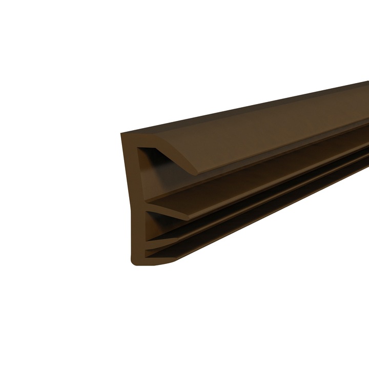 Уплътнител за дървени врати/прозорци, DQPP, Термопласт, Устойчив на атмосферни влияния, 25 м, Кафяв