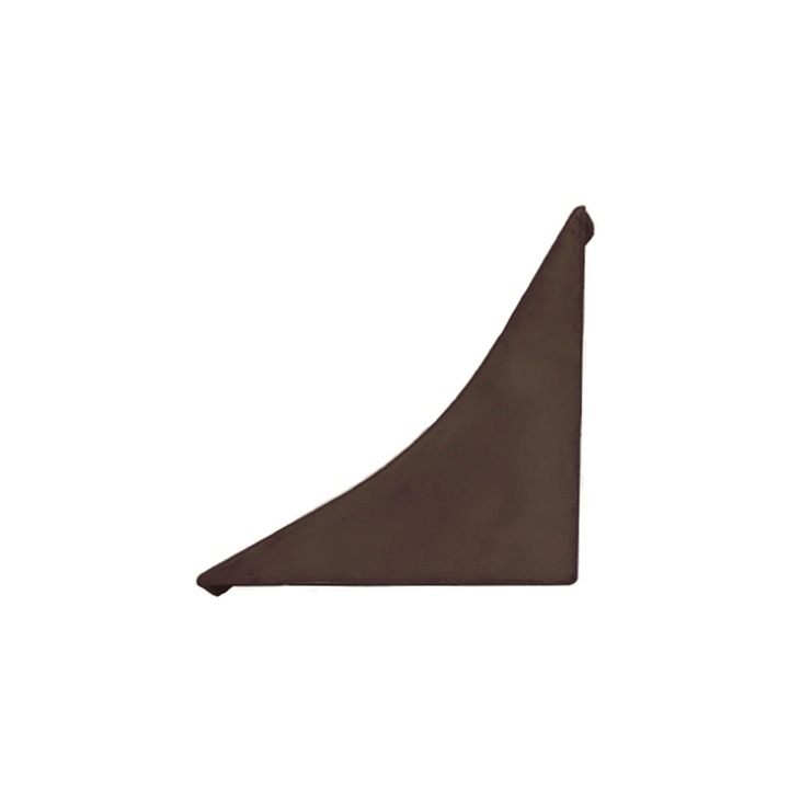 Capat dreapta plinta, DQPP, PVC, 23 mm, Wenge