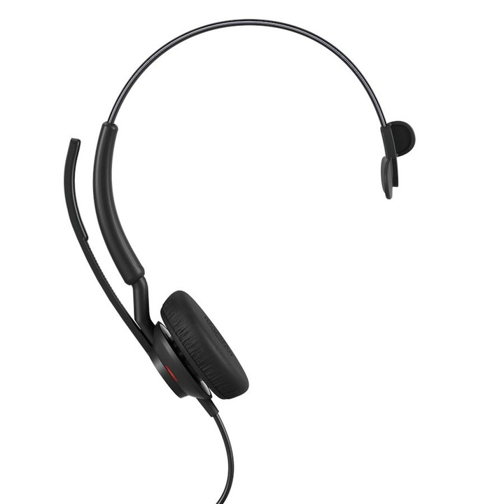 Casti mono cu controller Engage 50 II UC, Jabra, USB-C, Negru