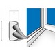 Самозалепващ се уплътнител за врати/прозорци, DQPP, 4 x 9 мм, 25 м, кафяв