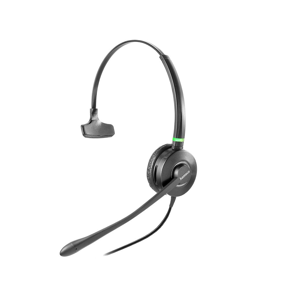 Casti Hameco HS-3500M-USB, microfon, cablu, negru