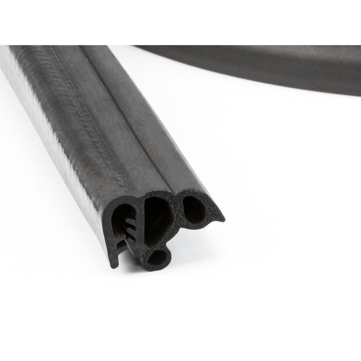 Cheder pentru usi, DQPP, Cauciuc, 3-6mm, 5m, Negru