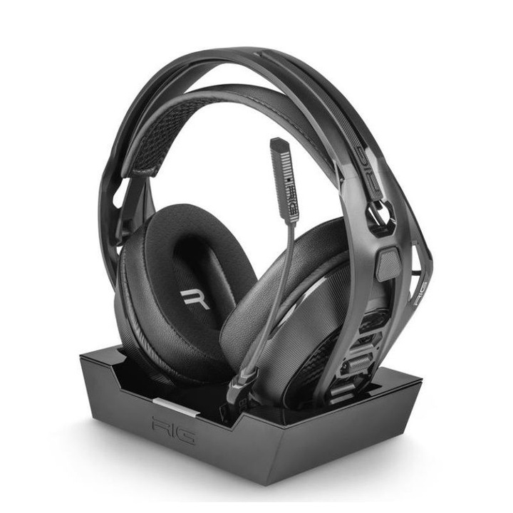 Безжични геймърски слушалки RIG 800 Pro HX, Nacon, С микрофон, Черни