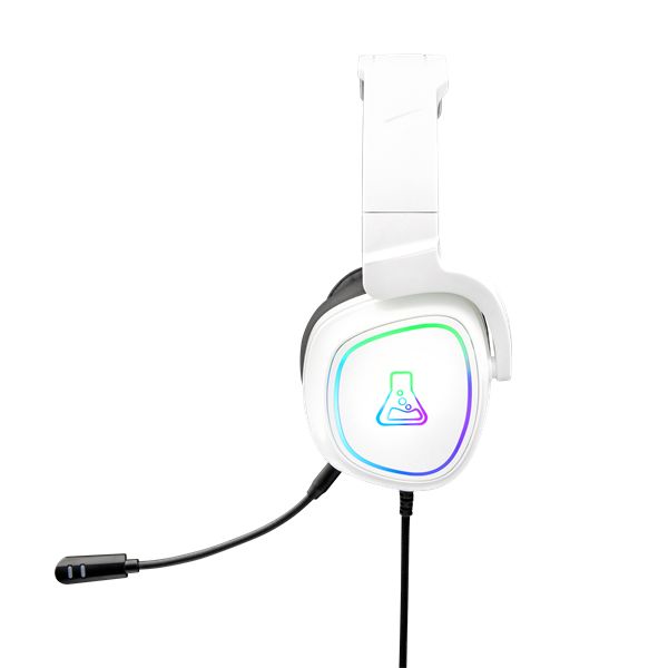 Casti cu fir, The G-Lab, Mufa Jack, Alb
