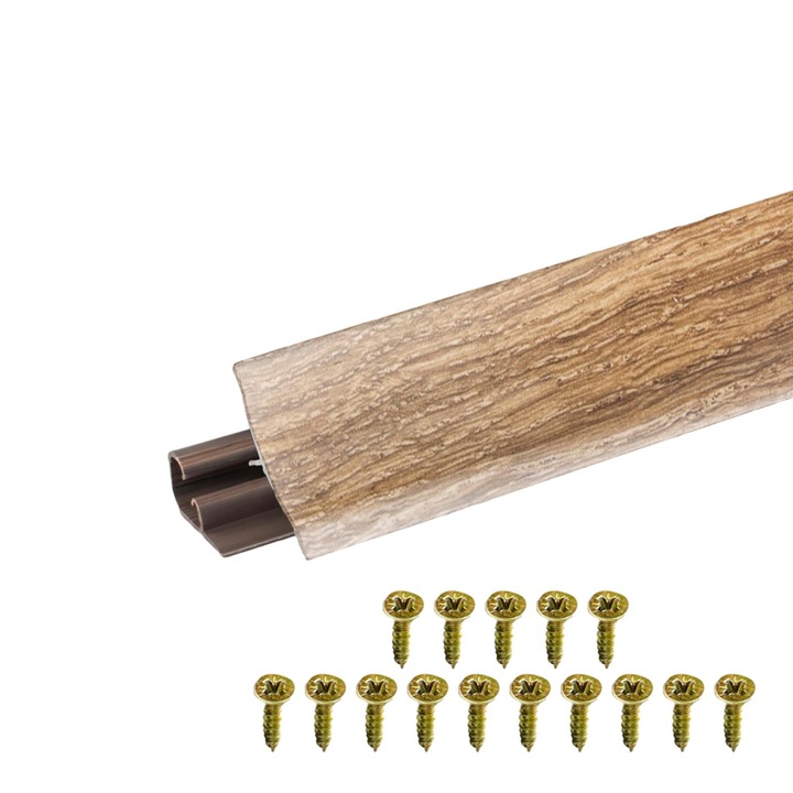 Plinta bucatarie, DQPP, PVC, 3 m, Stejar Canyon