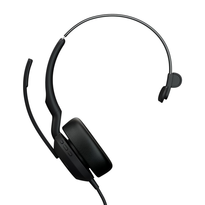 Слушалки с микрофон Evolve2 50, Jabra, USB-C, черни
