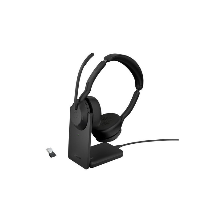 Casti fara fir, JABRA, Conectivitate bluetooth, Negru
