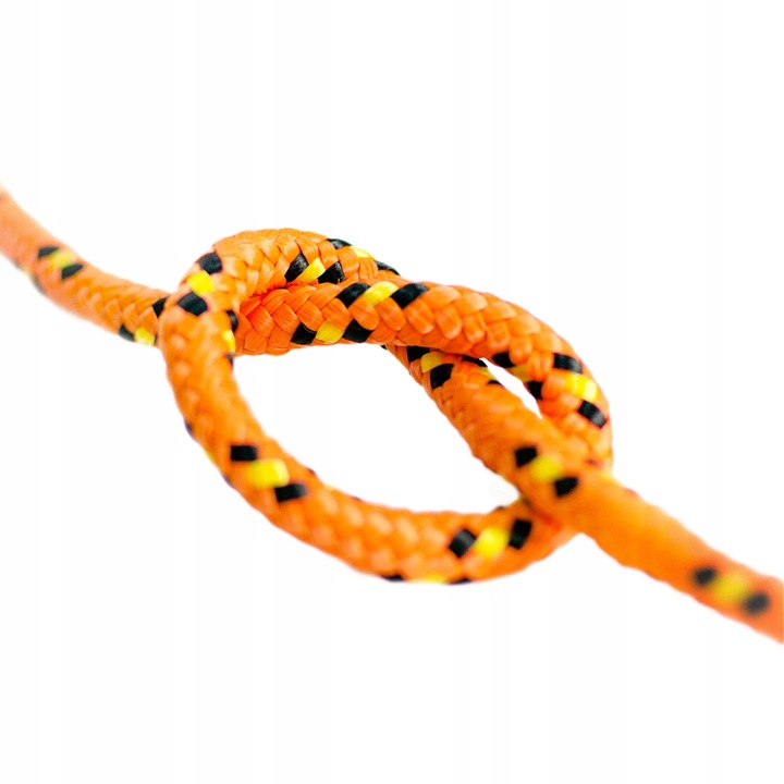 Funie impletita, DQ-PP, Polipropilena, 4 mm, 5 m, Portocaliu