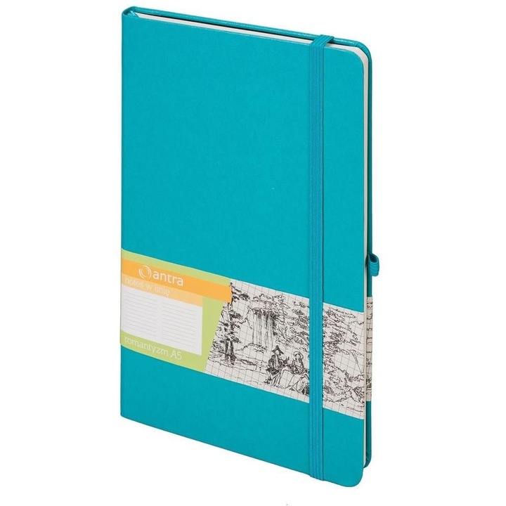 Notebook, Antra, A5, Dictando, Türkiz