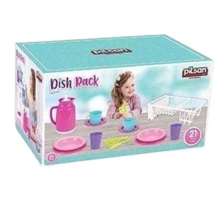 Set 21 accesorii pentru bucatarie, Pilsan, Plastic, 3ani+, Multicolor