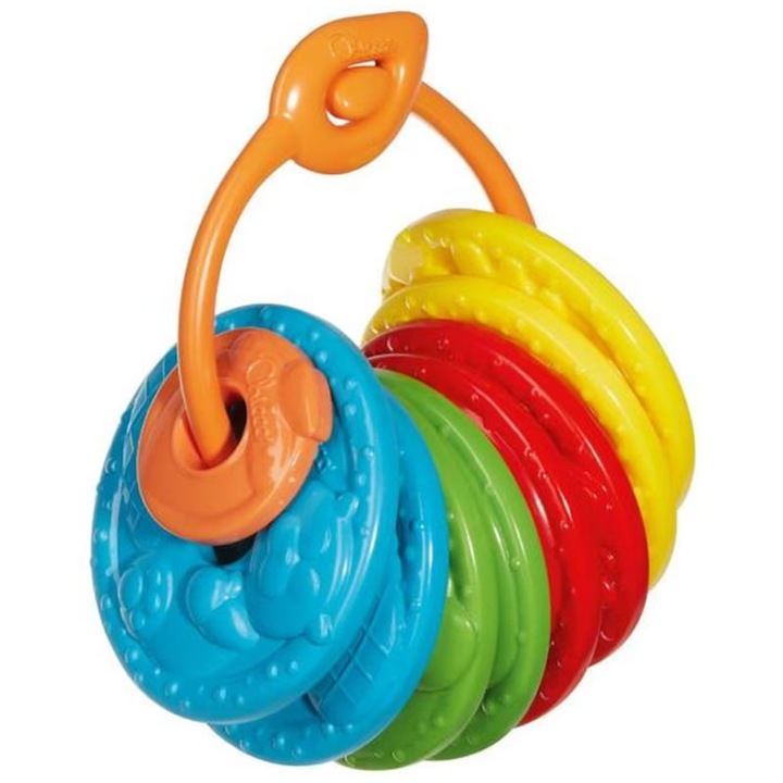 8 db dobókorong készlet Chicco Forest Bocce 148608, Multicolor