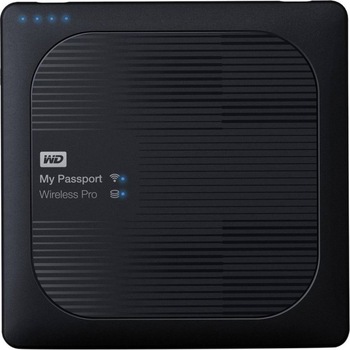 HDD Extern WD My Passport Wireless PRO 4TB, USB3.0, Wi-Fi, SD card reader, Negru HDD Extern WD My Passport Wireless PRO 4TB, USB3.0, Wi-Fi, SD card reader, Negru