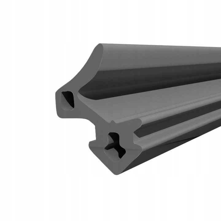 PVC уплътнение за дограма, GEALAN, черно, 10м