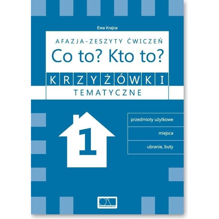 Afazja - zeszyty ćwiczeń. Co to? Kto to? Krzyżówki tematyczne - Ewa Krajna, Limba poloneza
