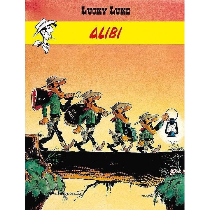 Lucky Luke, Tom 58, Alibi, Claude Guylouis, Morris