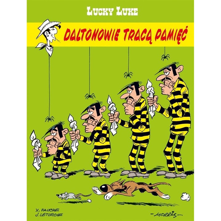 Lucky Luke. Daltonowie tracą pamięć. Tom 60 - Xavier Fauche/Jean Léturgie, Morris, Egmont, Multicolor