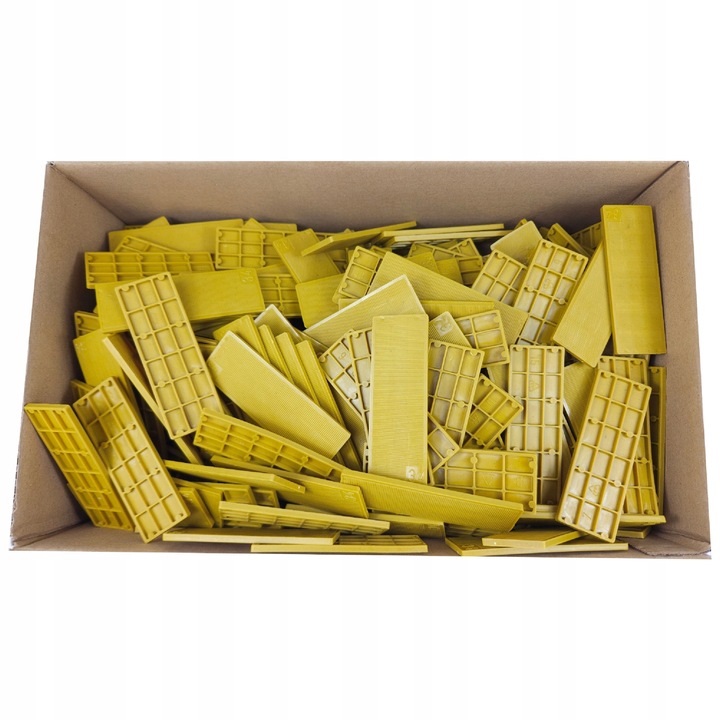 Set 1000 distantiere ferestre, Deckline, Plastic, 4mm, Galben