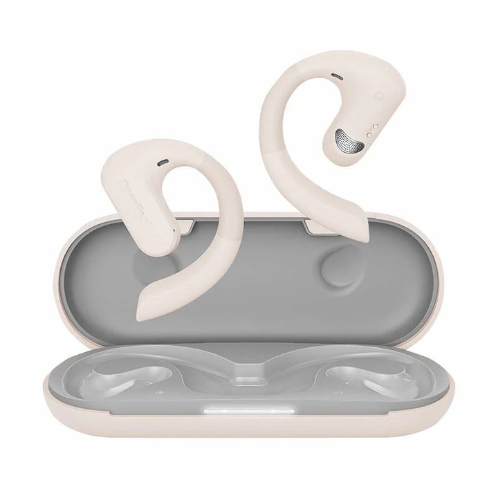 Casti wireless OneOdio OpenRock S TWS, Bluetooth 5.3, IPX5, Crem
