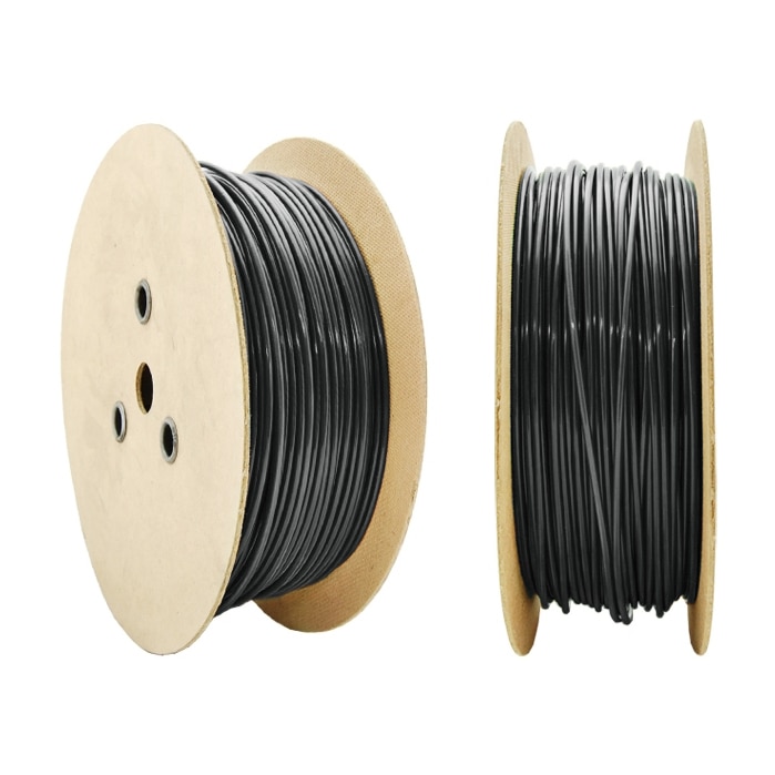 Funie otel PVC 2/4mm 1x19 Negru 15m DQPP - eMAG.ro