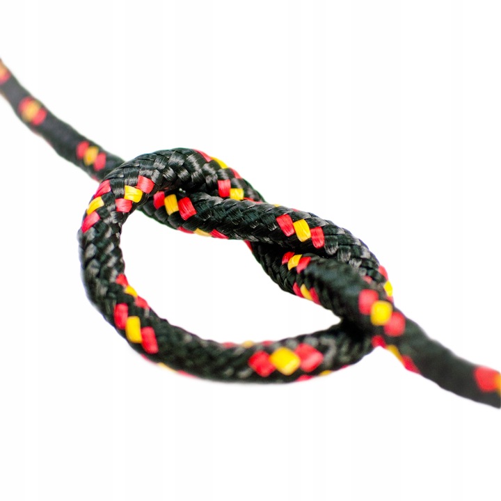 Fonott zsineg, DQPP, polipropilén, 4 mm, 200 m, fekete