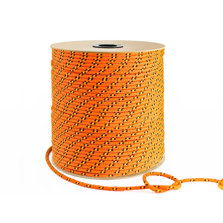 Fonott zsineg, DQPP, polipropilén, 10 mm, 10 m, narancs