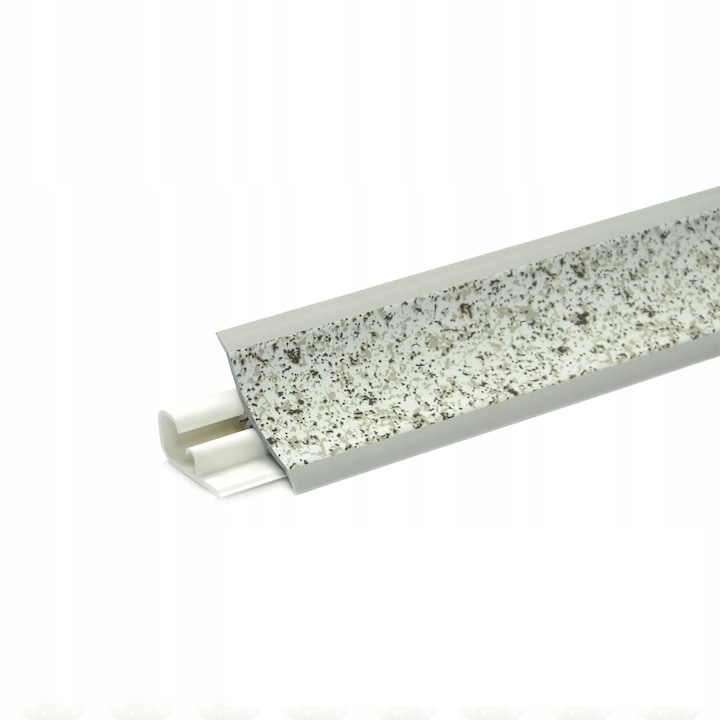 Plinta pentru blat de bucatarie, DQPP, PVC, 3 m, Granit deschis