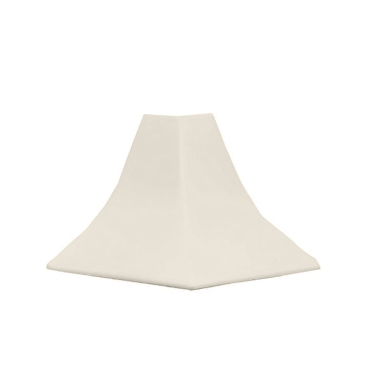 Colt exterior pentru plinta, DQPP, PVC, 23mm, Alb