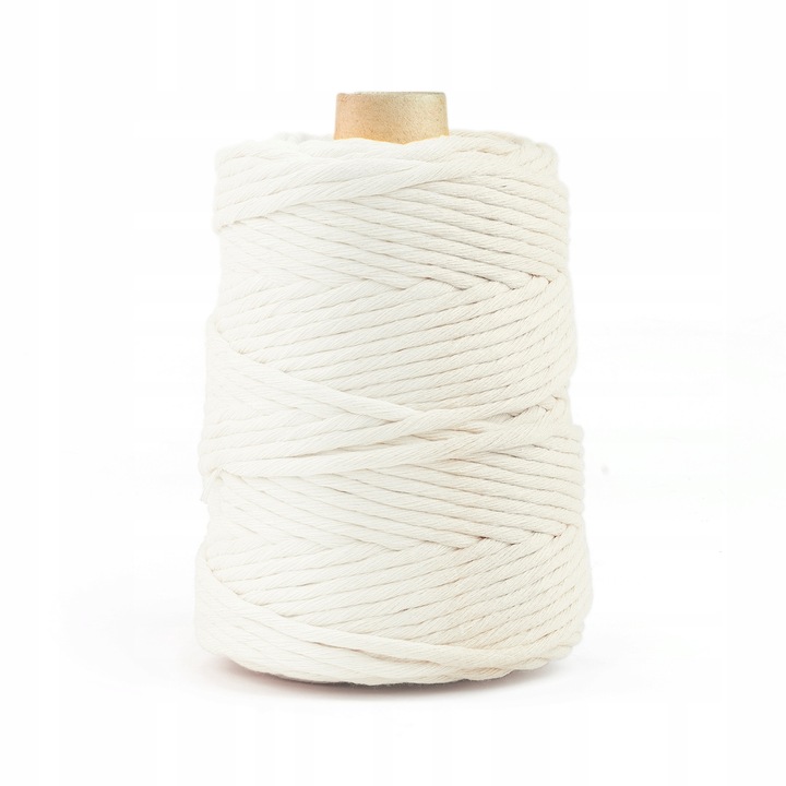 Pamut zsineg, DQPP, 3 mm, 200 m, bézs