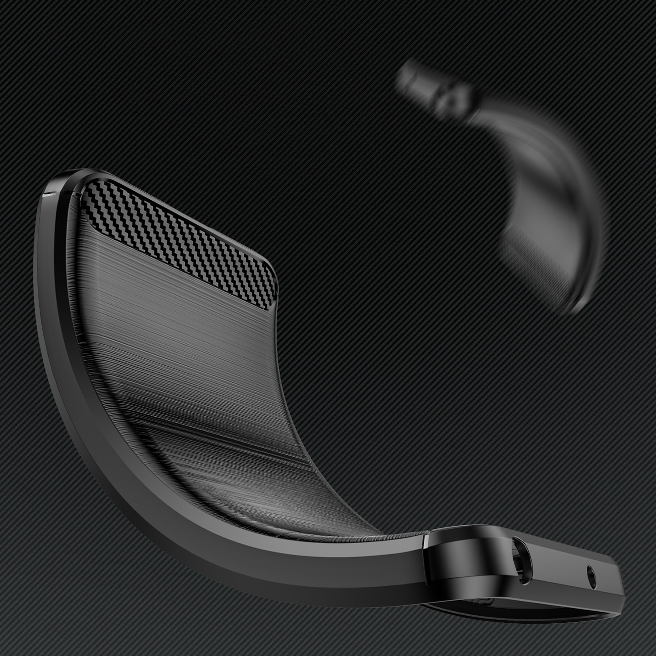 Carcasa Flexible Carbon compatibila cu Sony Xperia 1 V Black