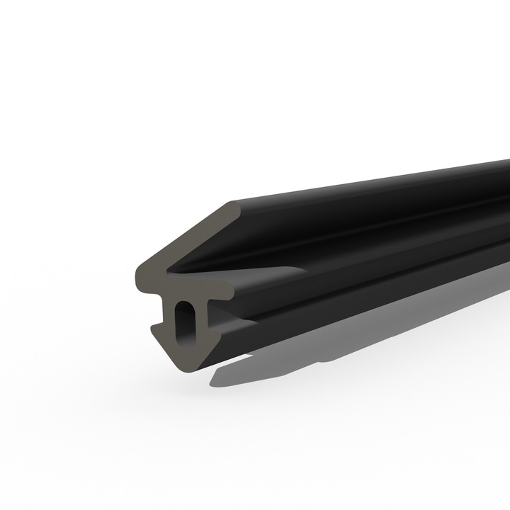 Tömítő tömítés vasalatokhoz, DQPP, EPDM, 300m, fekete