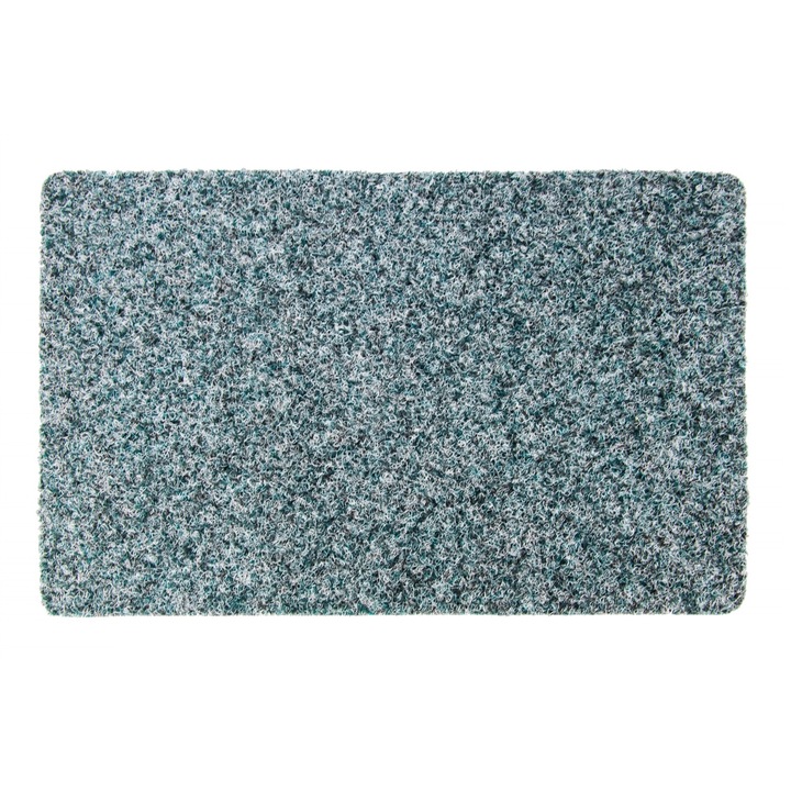 Stergator din cauciuc, sub usa 40X60, Anti-alunecare, Dreptunghi, Albastru, Gigant