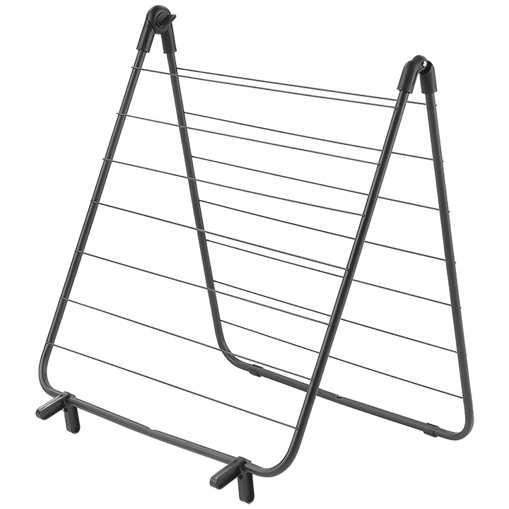 Uscator de rufe pentru cada, Nevis, Metaltex, negru, 110x51cm