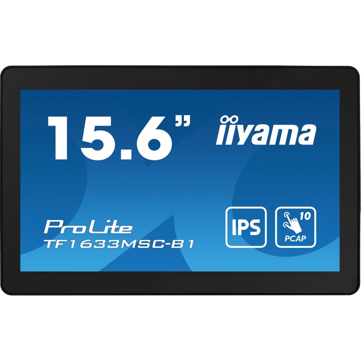 Iiyama 15,6" TF1633MSC-B1 IPS LED, 229092, Monitor