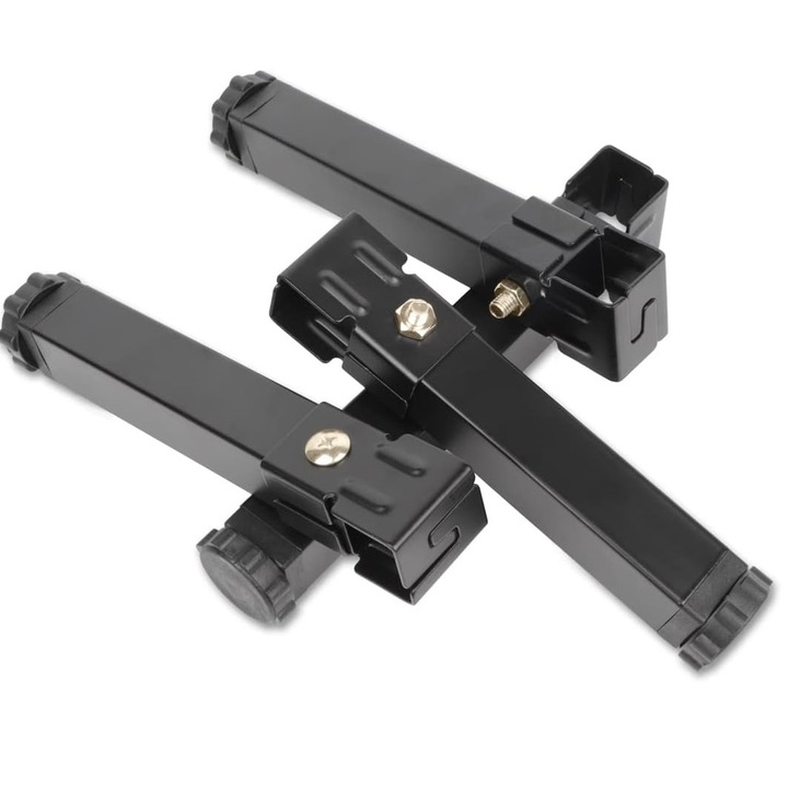 Picioare pat, 4 buc, Haomeo, 15-30 cm, inaltime ajustabila, metal