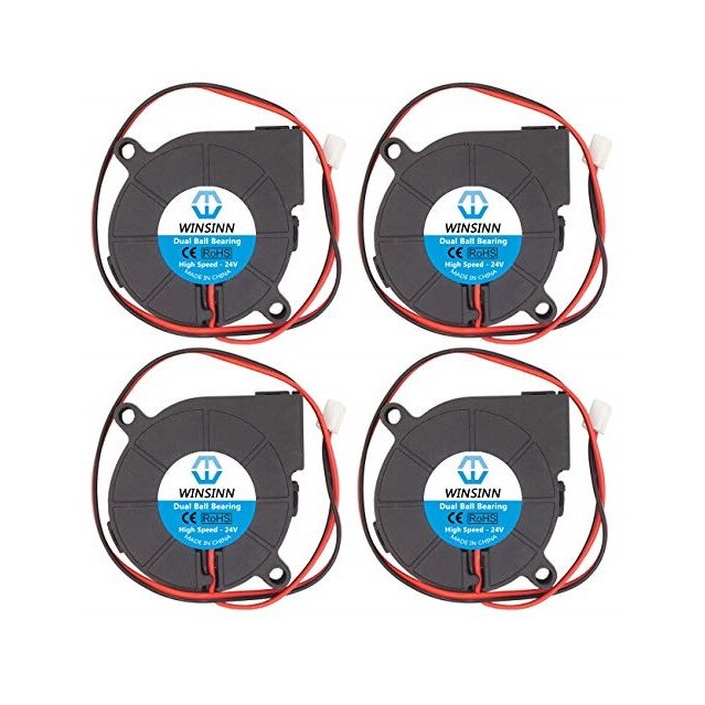 WINSINN 30mm Round Fan Circle 12V, Micro 12 Volt Ring Fans...