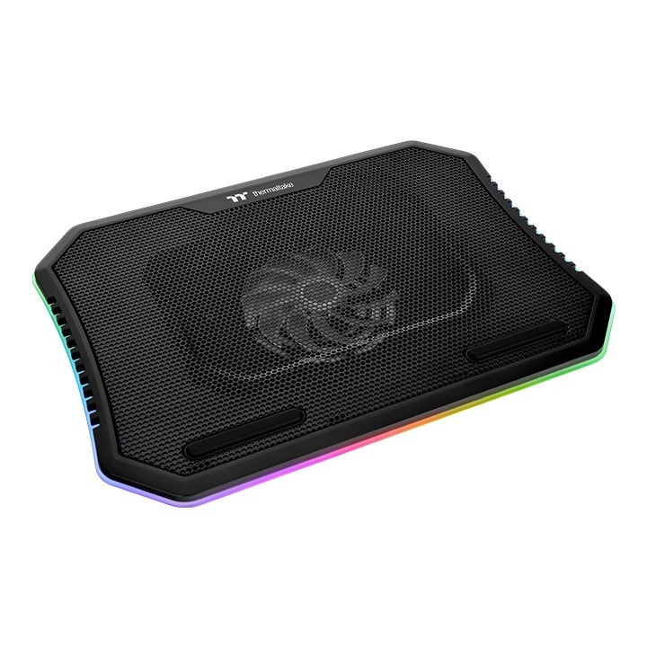 Cooler laptop Thermaltake Massive 12 RGB negru iluminare RGB