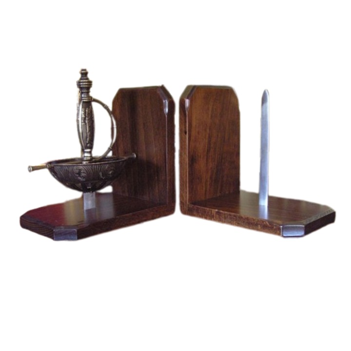 Suport de Carte, Rapita, Lemn/Aliaj de Zinc si Aluminiu, 21 cm, AG53/4