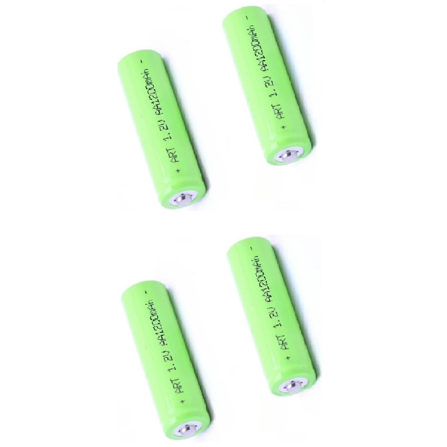 Acumulator Reincarcabil R6-AA1200mAh 1, 2V /Ni-Mh, Verde, Set 4 Bucati ...