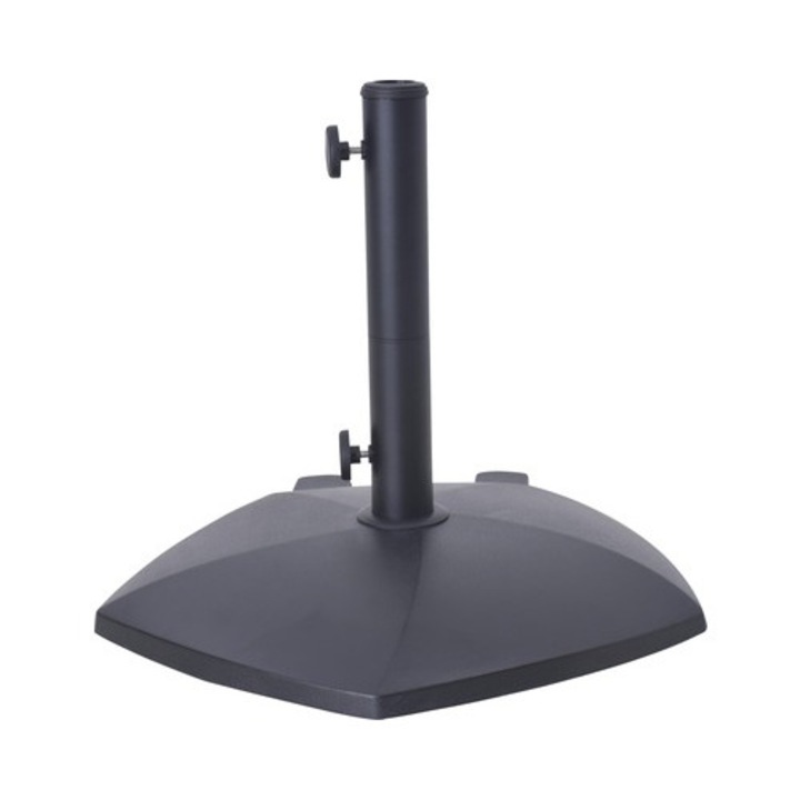 Suport Umbrela Garden Place Beton 55x55 Cm Negru